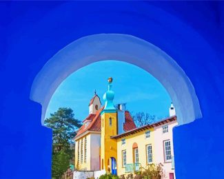 Wales Portmeirion diamond painting