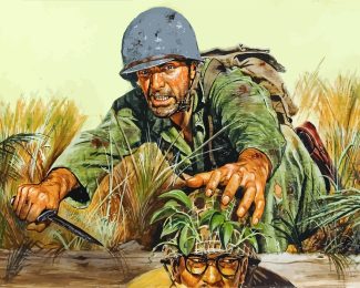 War Military Soldiers diamond painting