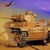 War Military Tank diamond painting