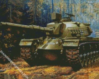 War Tank diamond painting