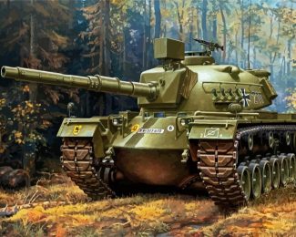 War Tank diamond painting