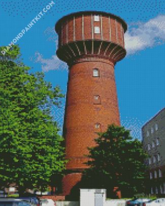 Wasserturm Elmshorn germany diamond paintings