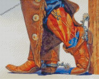 Western Cowboy Boots diamond paintings