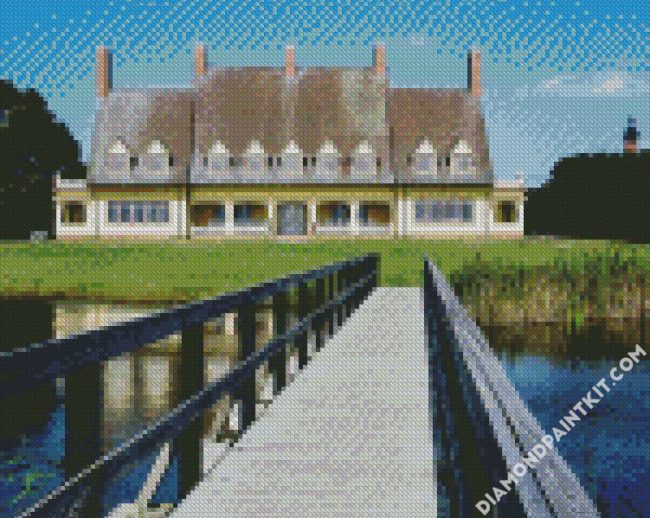 Whalehead Club in Corolla Currituck diamond paintings