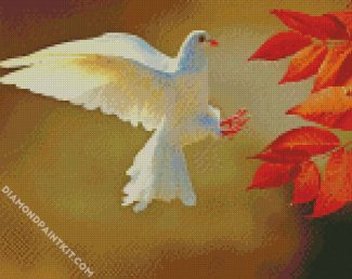 White Dove Bird diamond paintings