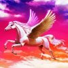 White Pegasus diamond painting