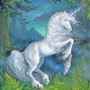 White Unicorn diamond painting