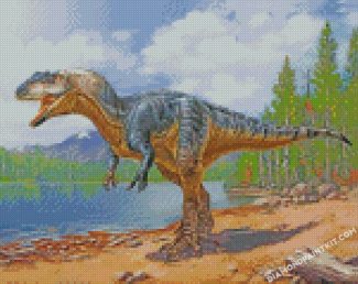 Wild Dinosaur diamond paintings