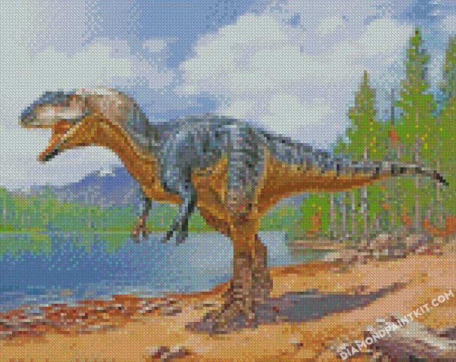 Wild Dinosaur diamond paintings