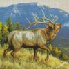 Wild Elk Animal diamond paintings