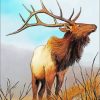 Wild Elk diamond painting