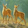 Wild Fawns diamond painting