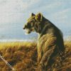 Wild Lioness diamond painting