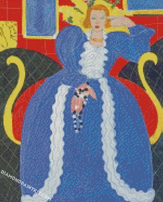 Woman In Blue Henri Matisse diamond paintings