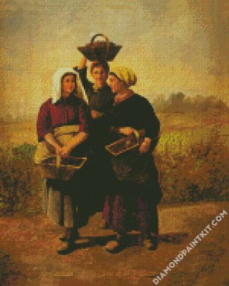 Women At The Harvest diamond painting