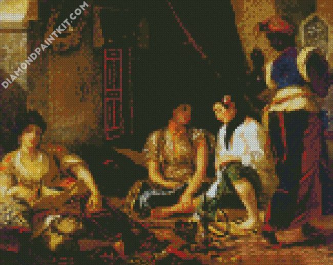 Women Of Algiers Eugène Delacroix diamond painting