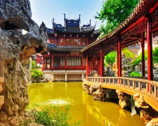 Yu Garden Shanghai diamond painting