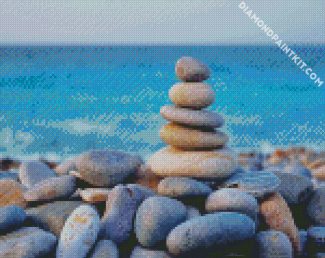 Ze Balanced Stones diamond painting