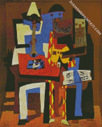 abstract The Three Musicians diamond paintings