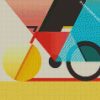 Abstract Aesthetic Bicycle diamond painting