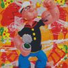 abstract popeye diamond paintings