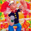 abstract popeye diamond paintings