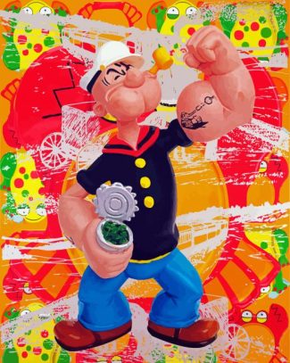 abstract popeye diamond paintings