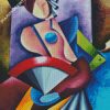 Abstrcat Cubism Woman diamond painting