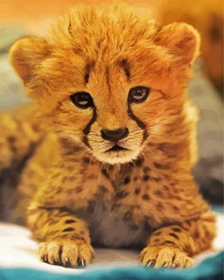 Adorable Cheetah diamond painting