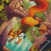 Adventurous Squirrel diamond painting