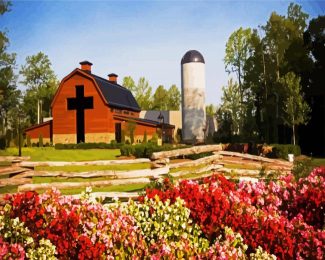 Aesthetic Billy Graham Library Charlotte diamond painting