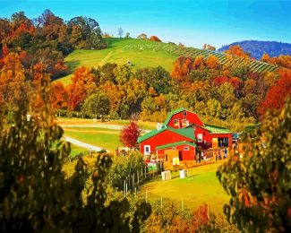 Aesthetic Carter Mountain Orchard And Country Store diamond painting