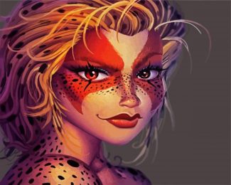 Aesthetic Cheetara diamond painting