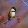 Aesthetic Chickadee diamond painting