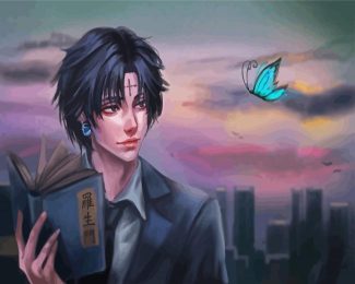 Aesthetic Chrollo Lucilfer Anime diamond painting