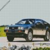 Aesthetic Delorean Car diamond painting