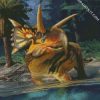 aesthetic Dinosaur Triceratops diamond paintings