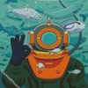 Aesthetic Diver diamond painting