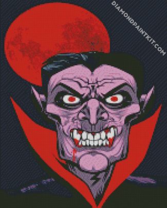 Aesthetic Dracula Illustration diamond painting