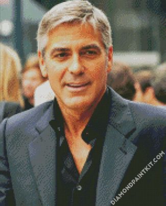 Aesthetic George Clooney diamond painting