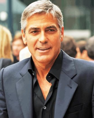 Aesthetic George Clooney diamond painting