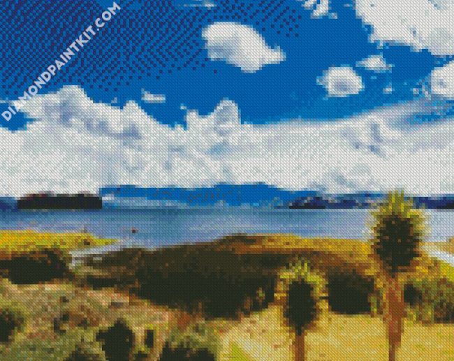 aesthetic Lake Tota diamond painting