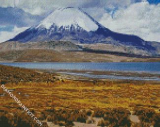 Aesthetic Lauca National Park diamond painting