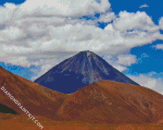 Aesthetic Licancabur Chile diamond painting