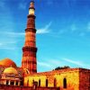 Aesthetic Qutab Minar Delhi diamond painting