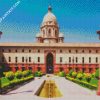 Aesthetic Rashtrapati Bhavan Delhi diamond painting