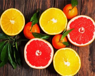 Aesthetic Citrus Fruits diamond painting