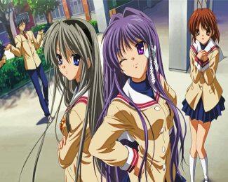 Aesthetic Clannad Anime diamond painting