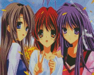 Aesthetic Clannad Manga Anime diamond painting