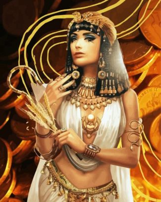 Aesthetic Cleopatra Queen diamond painting